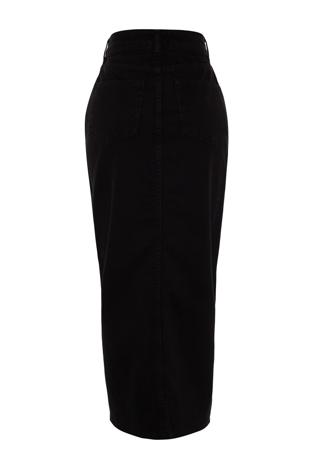 TRENDYOLMILLA Siyah More Sustainable Y?rtmacl? Maxi Denim Etek TWOSS23ET00290 фото 10