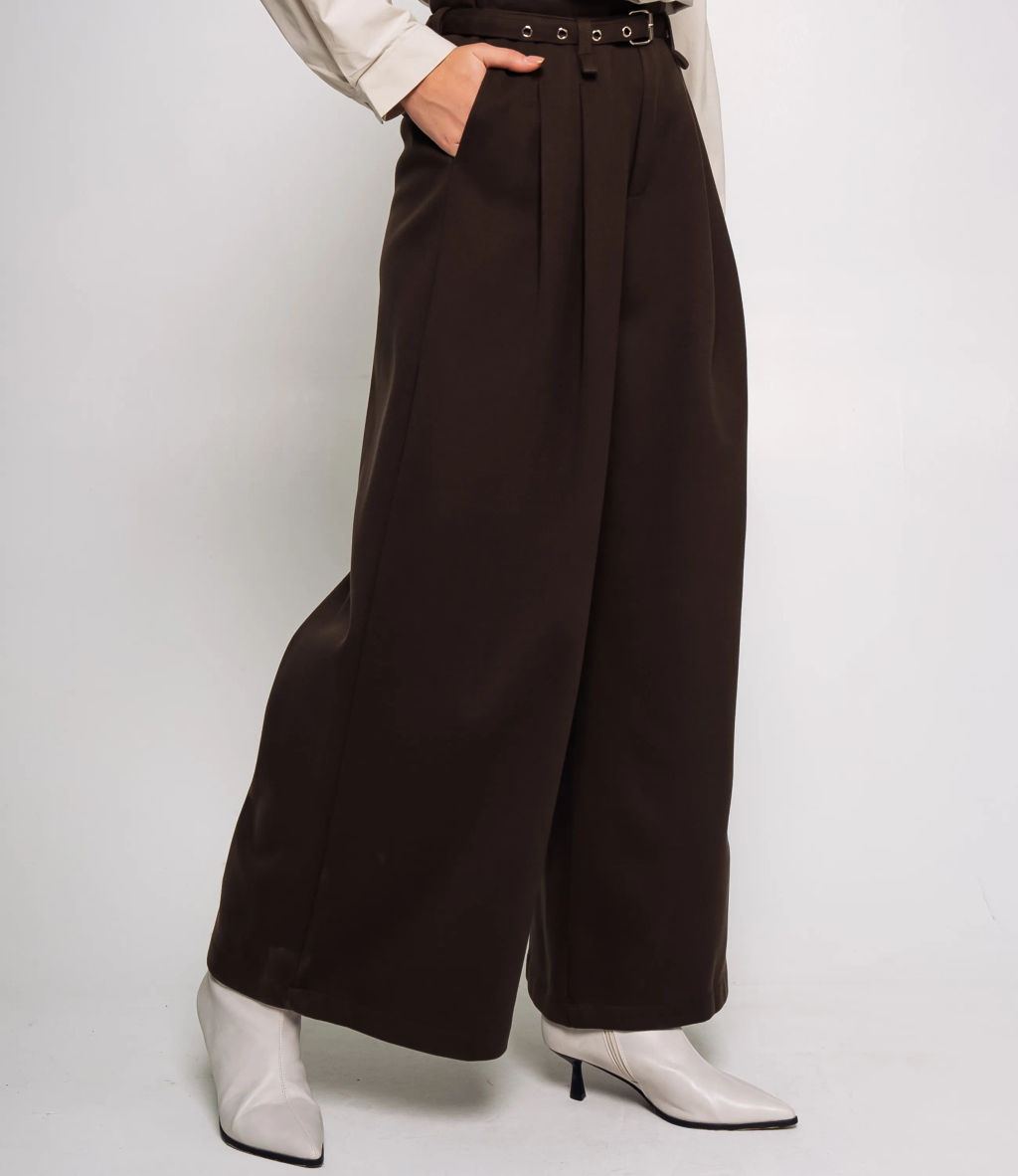 Брюки #КТ9011 (5), тёмно-коричневый - Dommod фото 3