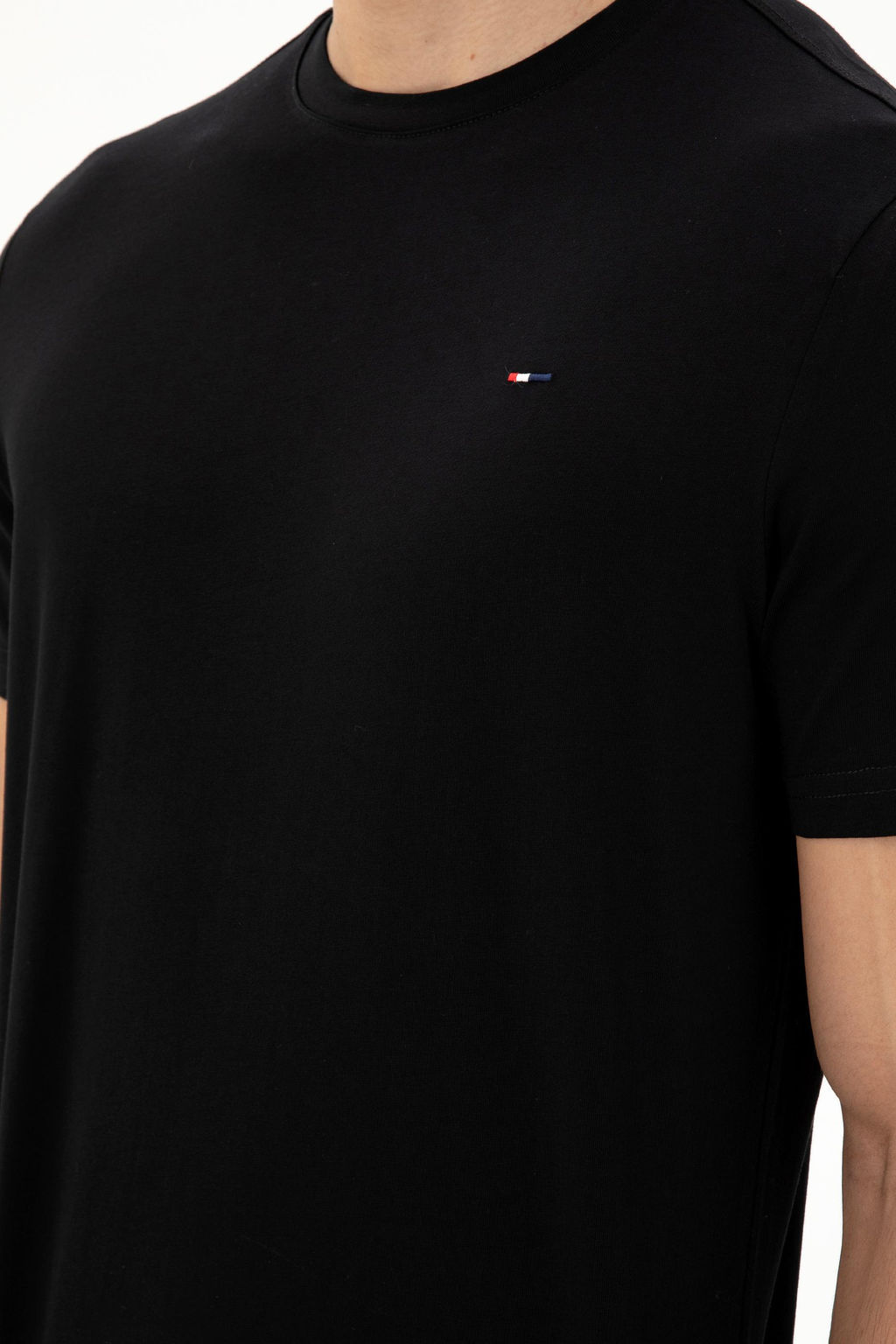 Мужская черная базовая футболка Неожиданная скидка в корзине - U.s. polo assn фото 7