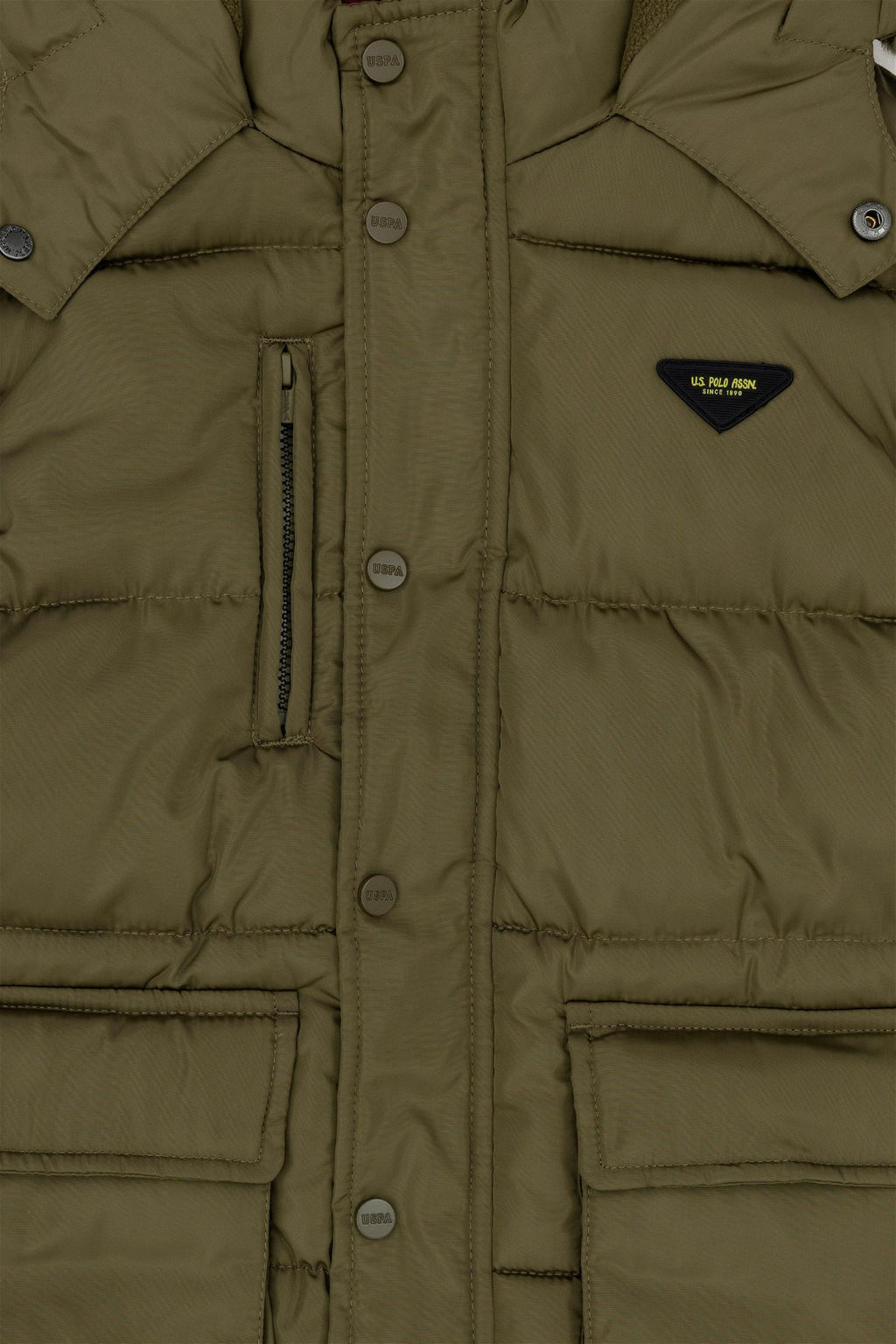 Пальто цвета хаки для мальчика - U.s. polo assn фото 6
