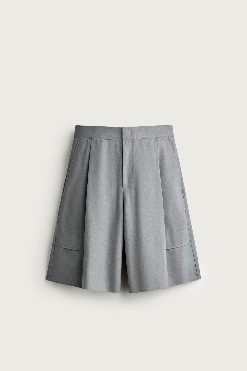 BERMUDA CARGO RELAXED FIT / Gris medio - Zara фото 6