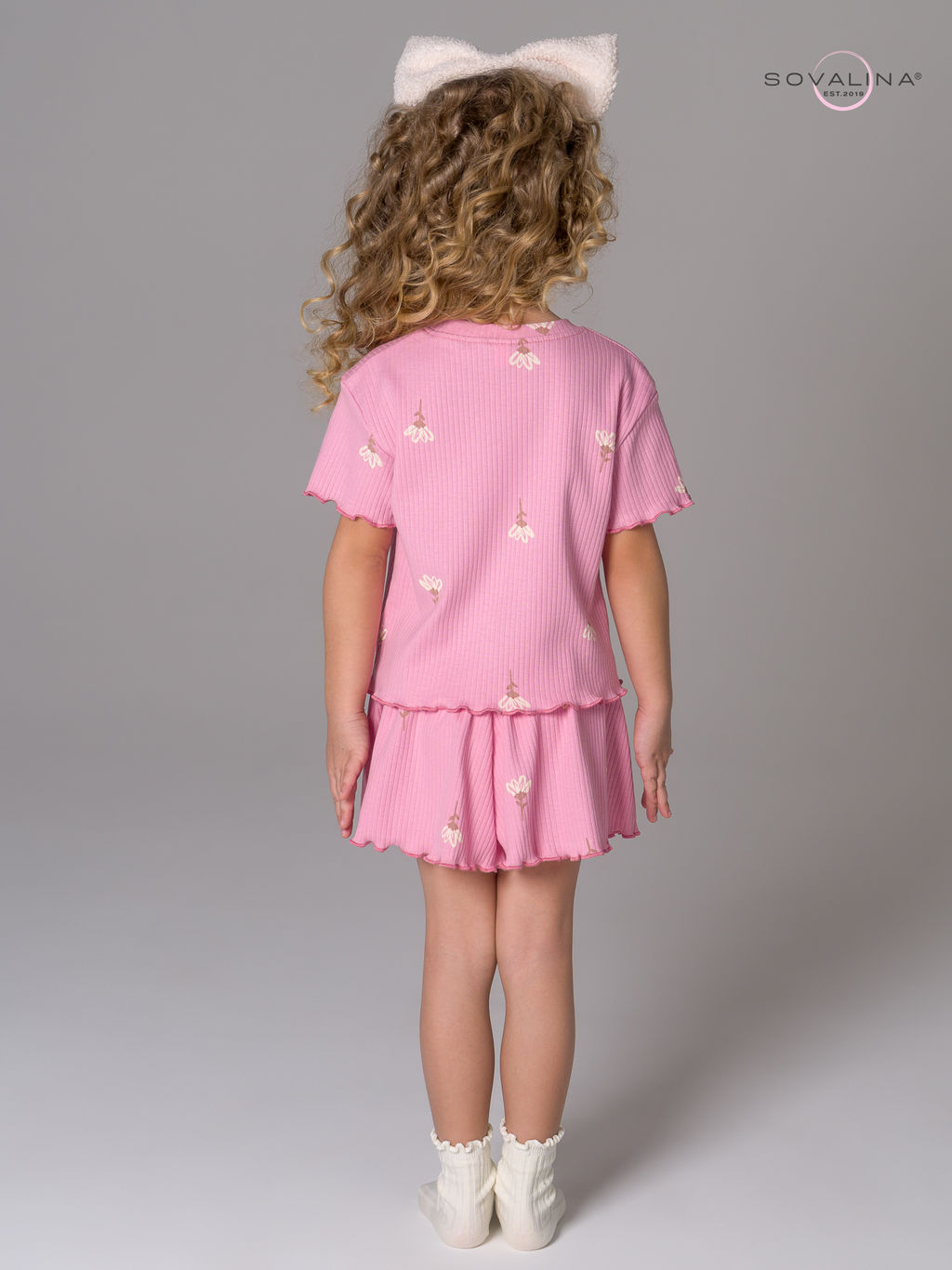 Пижама Элли астра на пудре - Sovalina фото 13