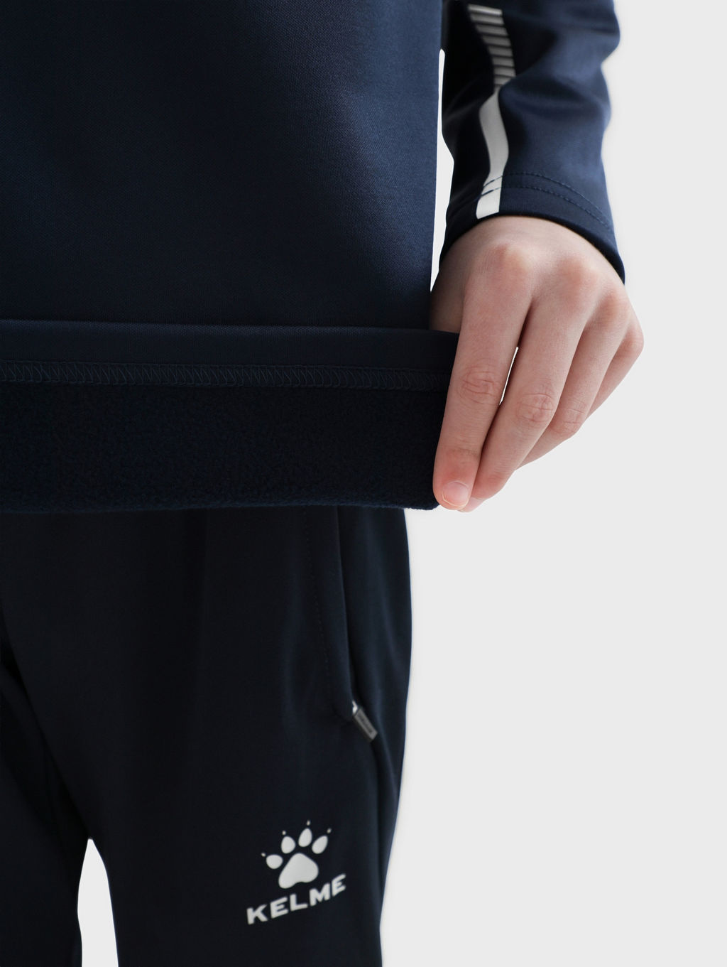 Детская олимпийка KELME Childrens Pullover (plus Fleece) Dark Blue
