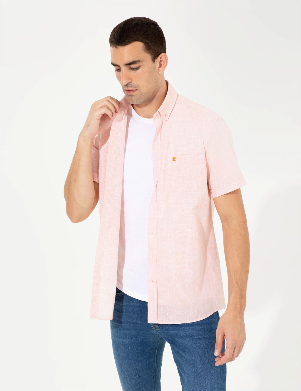 Turuncu Regular Fit K_sa Kollu G_mlek - Pierre cardin фото 3