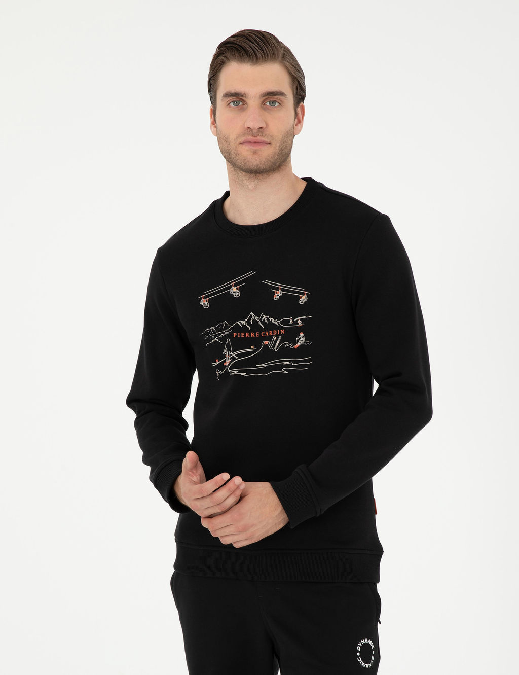 Siyah Regular Fit Sweatshirt