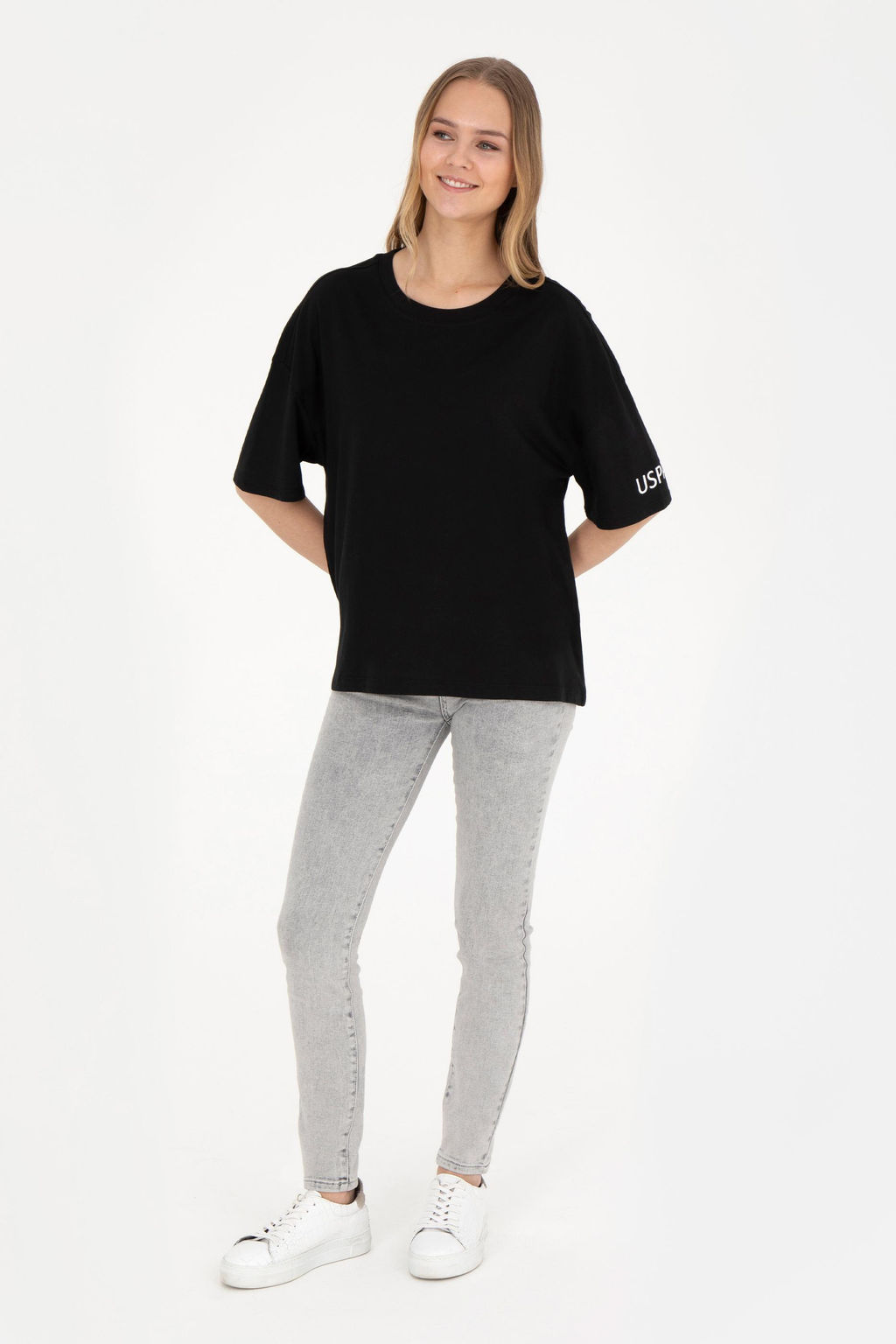 Женская черная футболка - U.s. polo assn фото 11