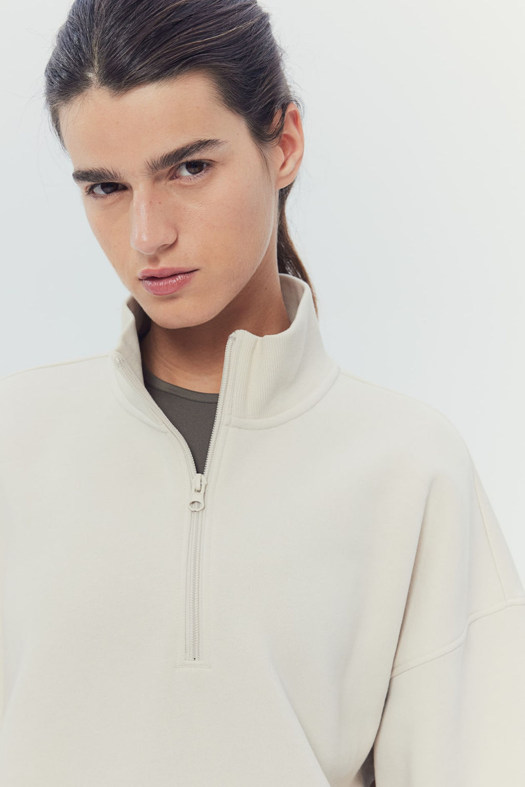 Zip-top sports sweatshirt - H&m фото 2