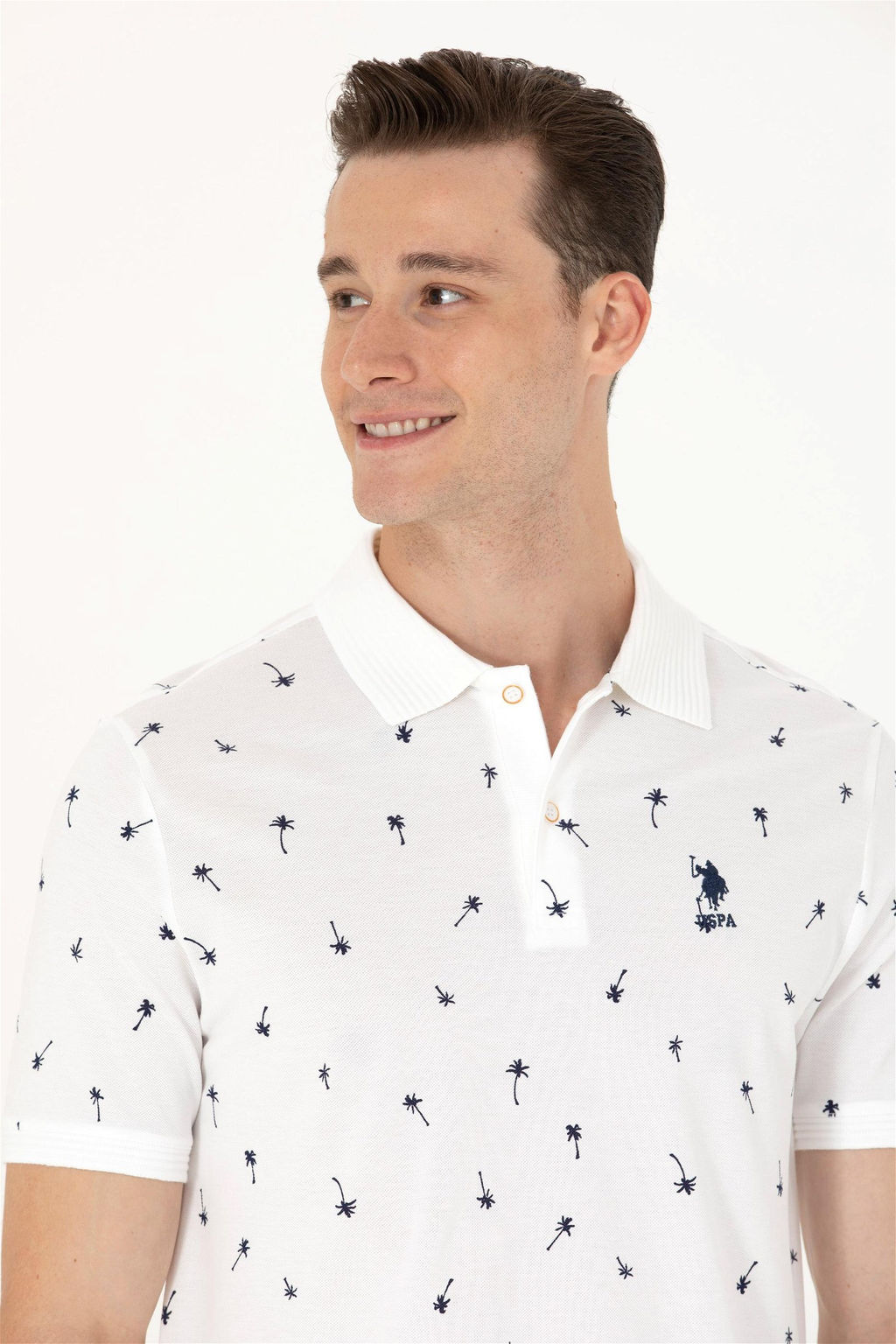 Мужская белая футболка - U.s. polo assn фото 9