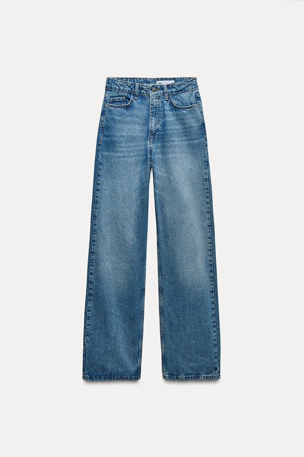 Z1975 HIGH-RISE STRAIGHT JEANS - Zara фото 5