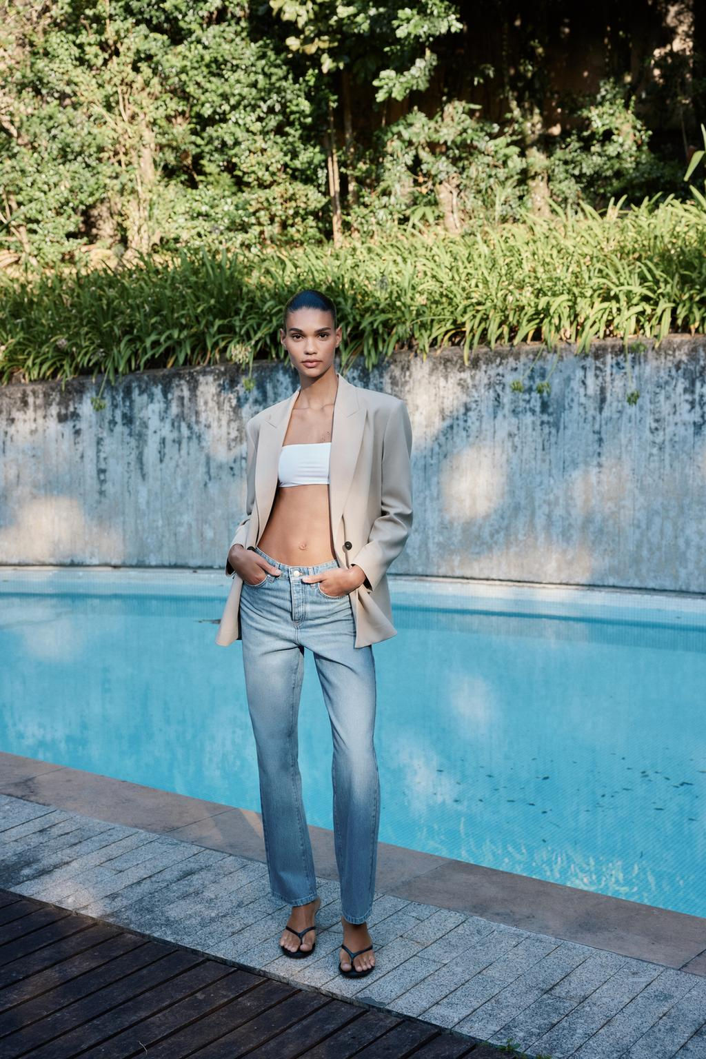 OVERSIZE DOUBLE-BREASTED BLAZER - Zara фото 2