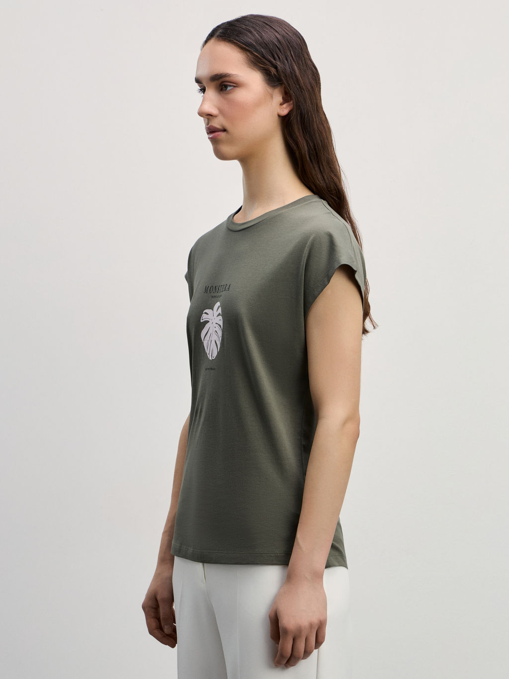 Футболка с принтом / Zarina  фото 4