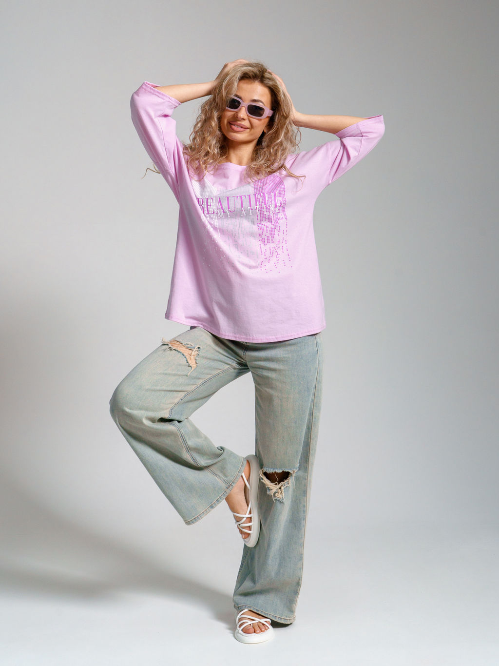 897 Футболка "Розовый"