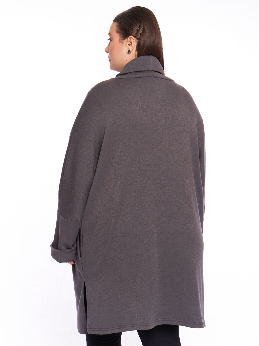 Кардиган с шалевым воротником KA02608GRY23
