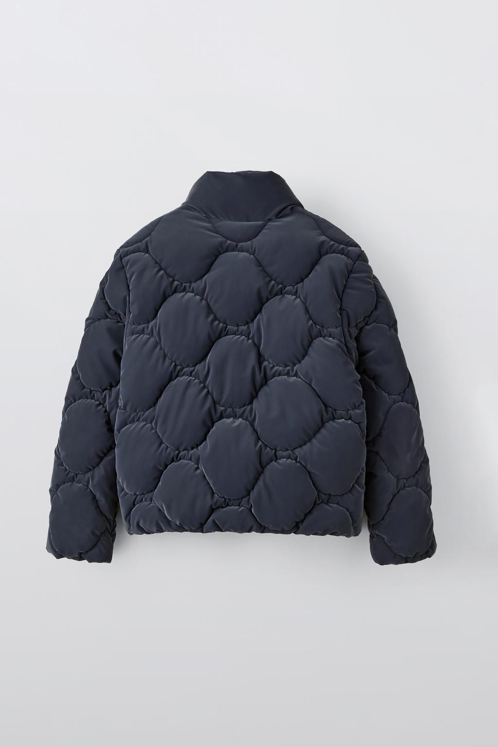 RUBBERISED PUFFER DOWN JACKET - Zara фото 3