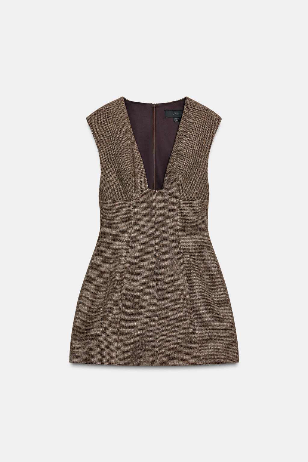WOOL BLEND SHORT DRESS - Zara фото 5