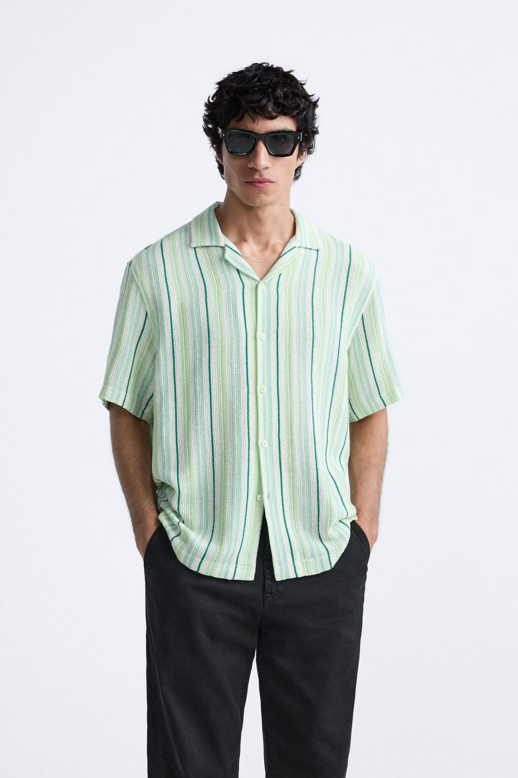 CIZGILI DOKULU GOMLEK - Zara фото 21