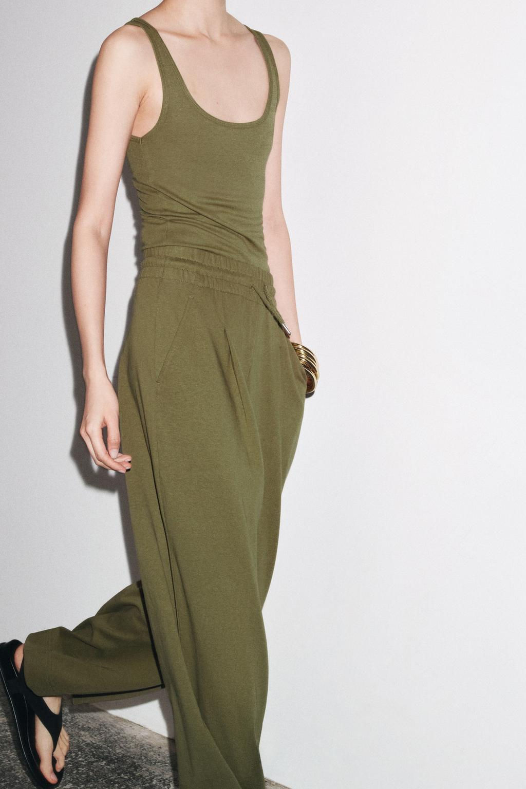 WIDE-LEG TROUSERS - Zara фото 22