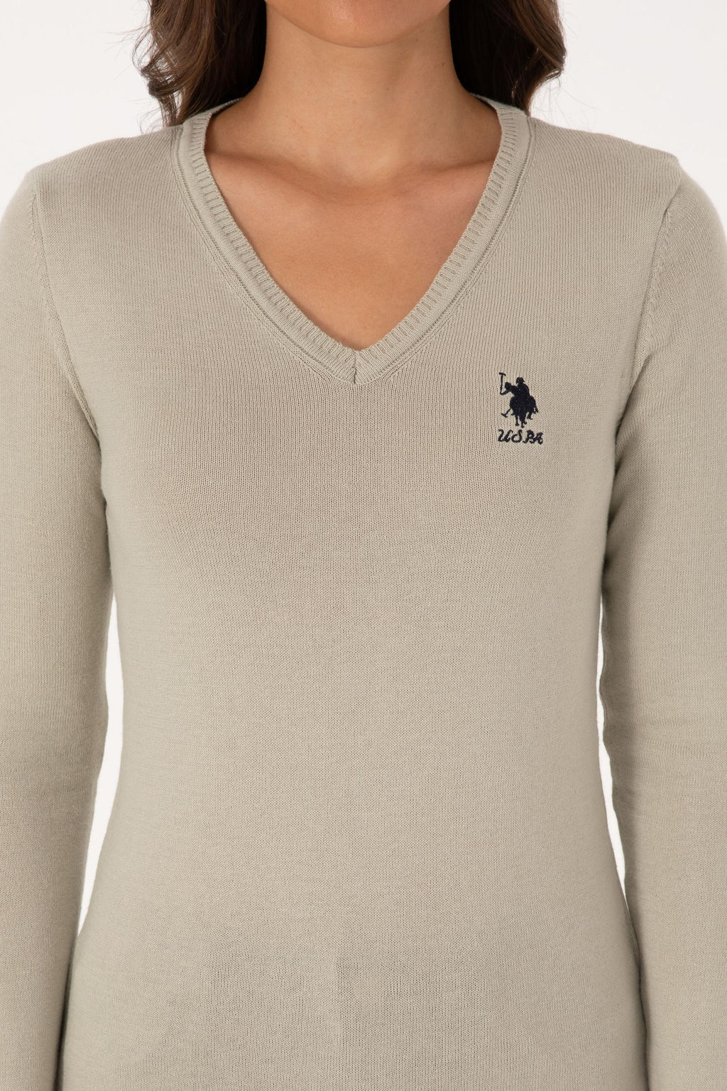 Kad_n A__k Haki V Yaka Basic Kazak - U.s. polo assn фото 6