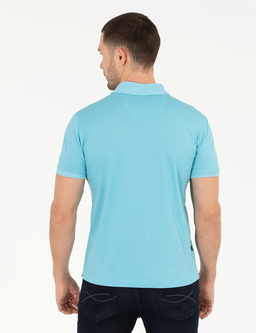 A__k Mavi Slim Fit Polo Yaka Merserize Ti__rt - Pierre cardin фото 5