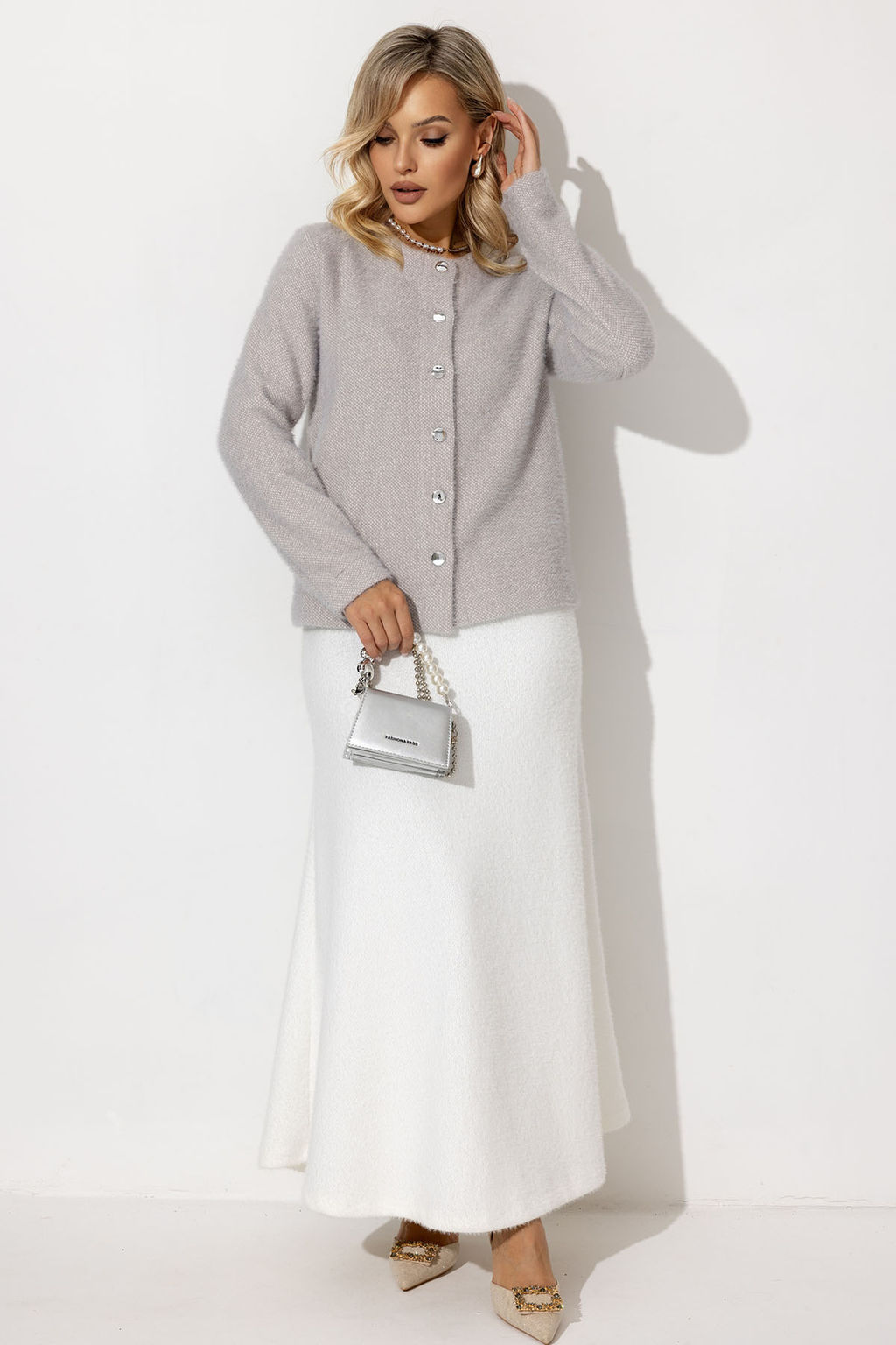 Жакет женский 4351/07/Серый - Rise фото 4