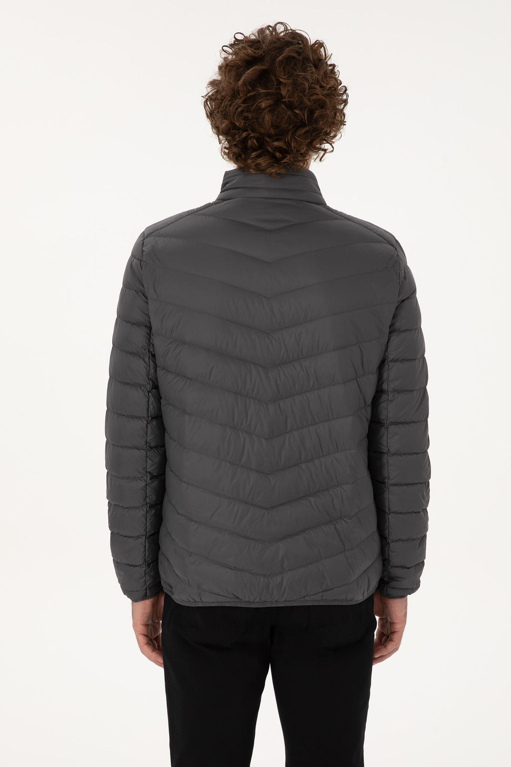 Erkek Gri Mont Sepette S_rpriz _ndirim