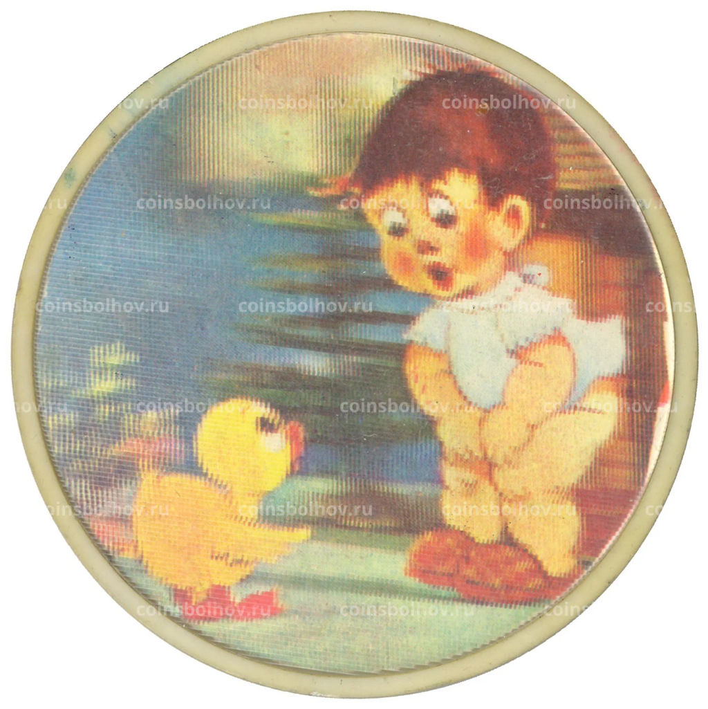 Значок Ребенок и уточка