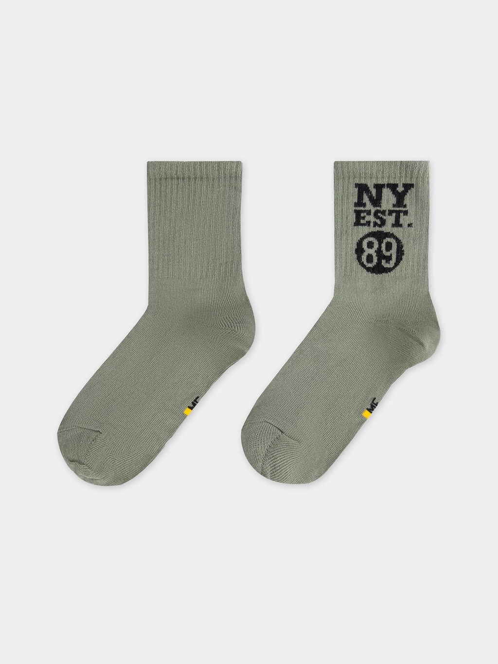 Цена за 5 пар! Носки детские зеленые с рисунком в виде надписи - Mark formelle фото 3