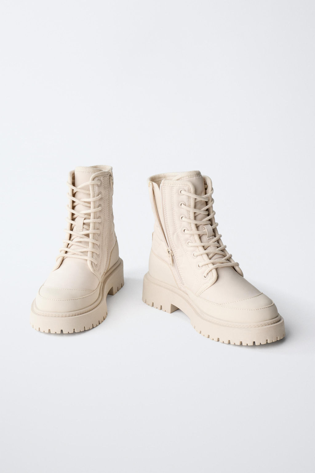 QUILTED ANKLE BOOTS - Zara фото 3