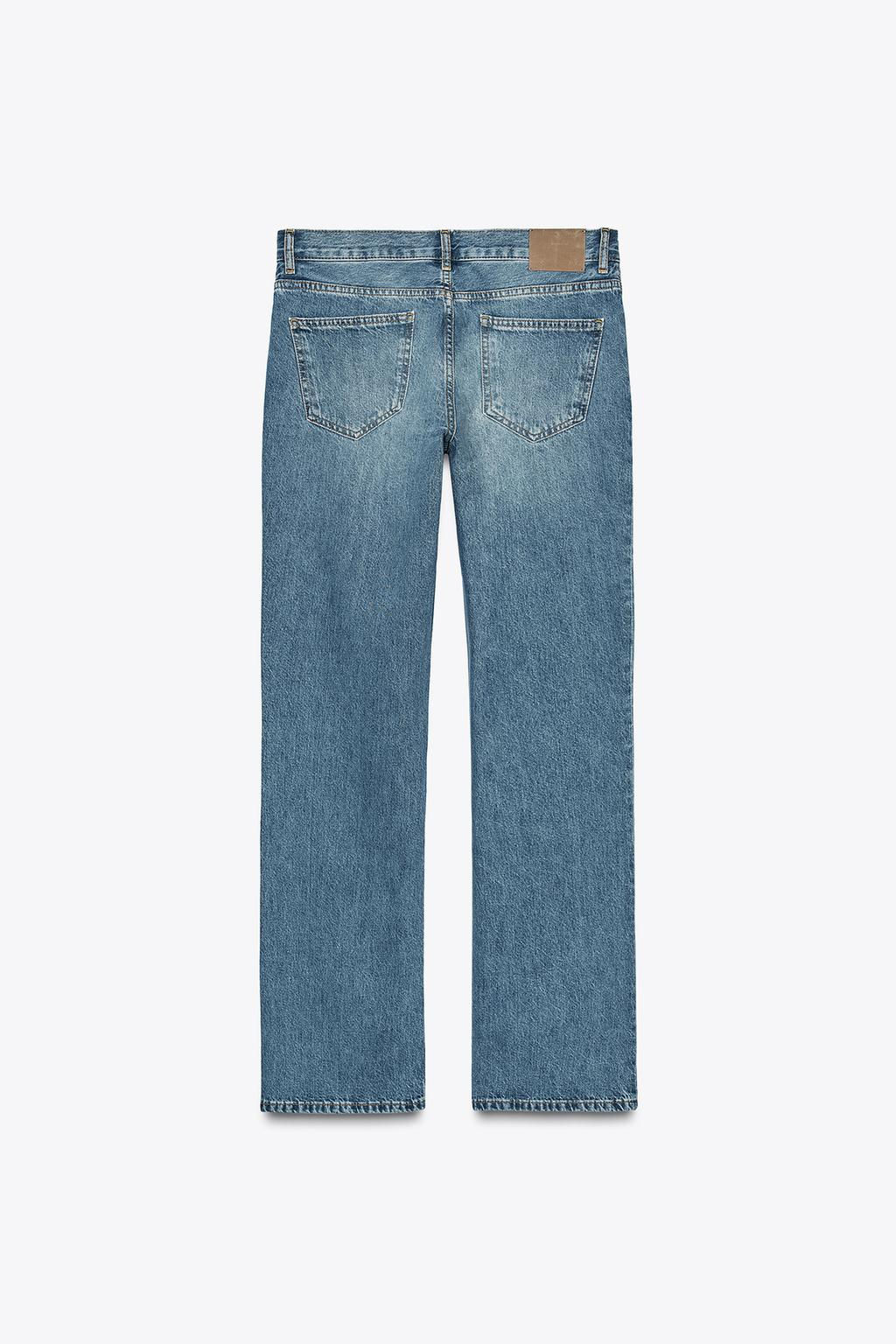 ZW COLLECTION STRAIGHT BOOTCUT LOW-RISE JEANS - Zara фото 9