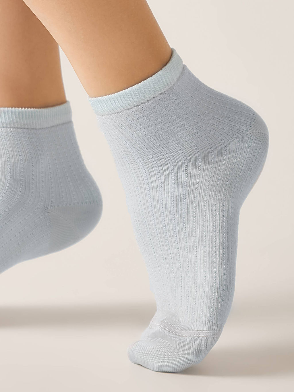 Цена за 2 пары Носки короткие Conte Elegant, голубой  фото 2