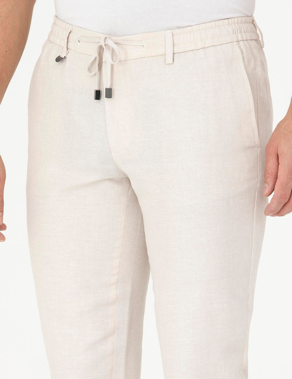 Bej Slim Fit Kuma_ Pantolon - Pierre cardin фото 6