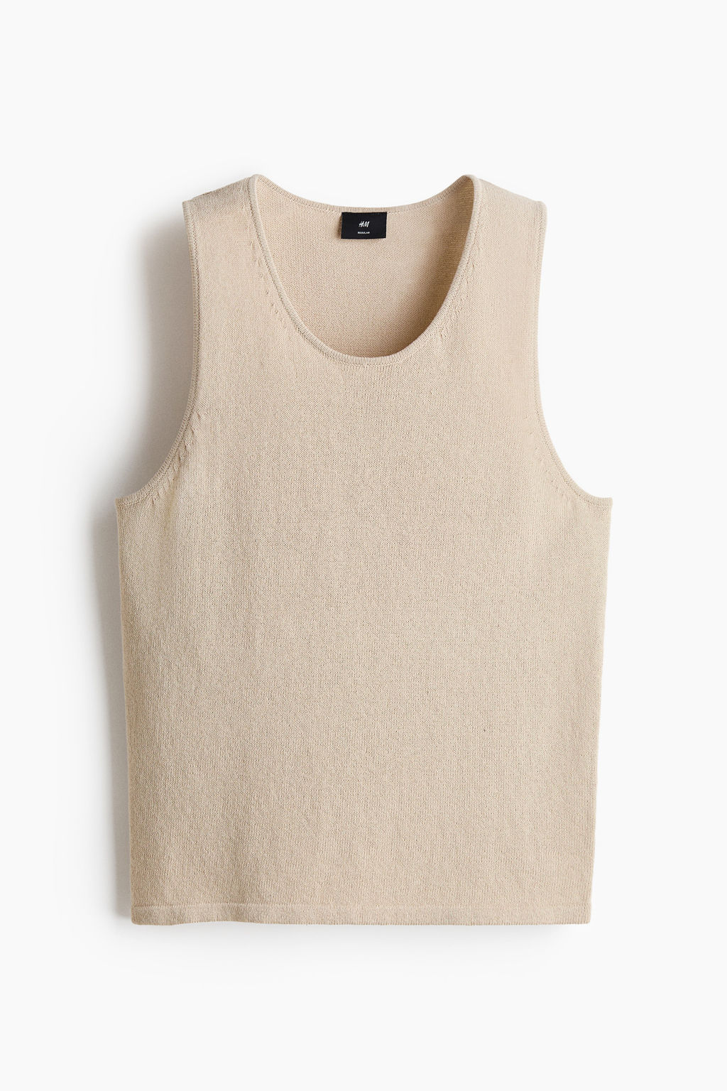 Camiseta sin mangas en punto Regular Fit - H&m фото 2