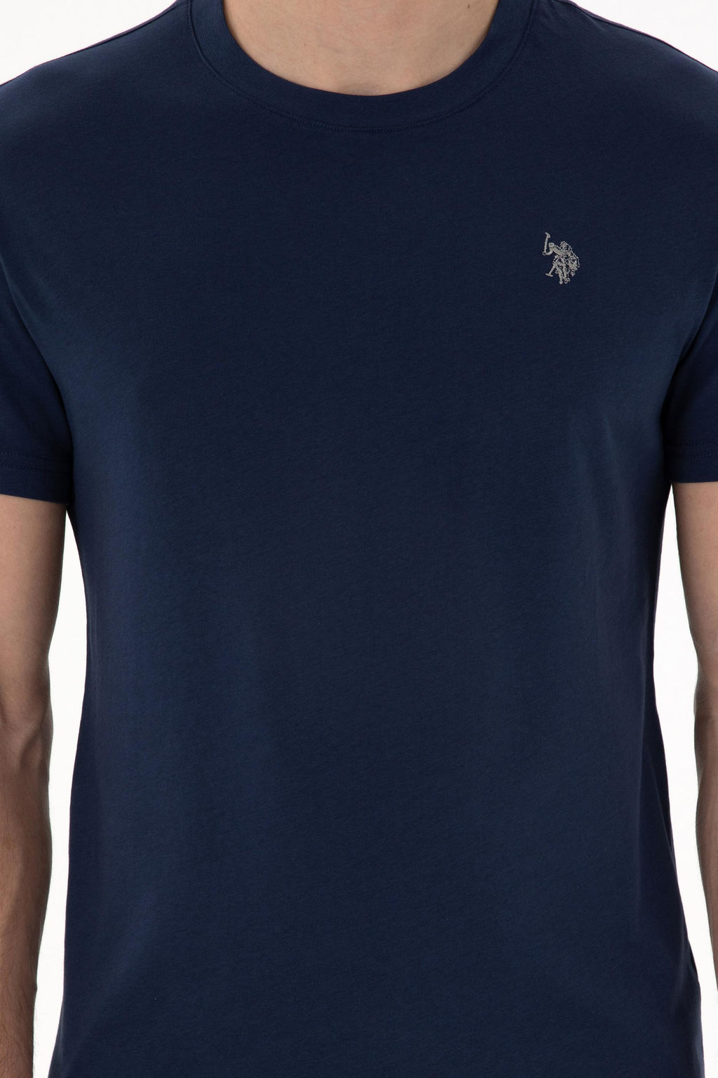Erkek Regular Fit Bisiklet Yaka Lacivert Basic Ti__rt Sepette S_rpriz _ndirim - U.s. polo assn фото 6