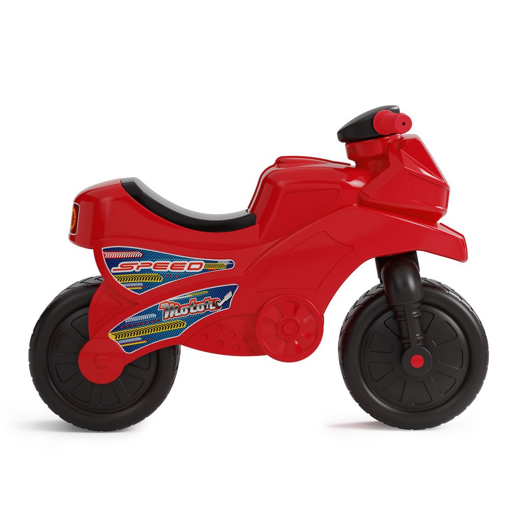 Каталка детская "Мотоцикл" красный М6788