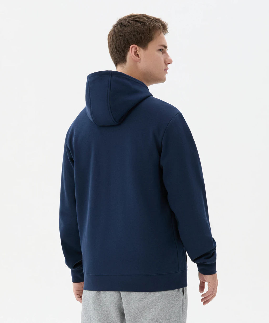 Флисовое худи на молнии JOGEL ESSENTIAL Cotton Fleece FZ Hoodie, темно-синий  фото 7