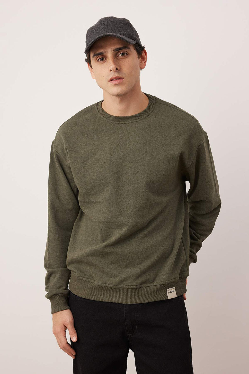 TRENDYOL MAN Siyah-Gri Melanj 2li Paket Oversize/Genis Kesim Ici Polar/S?cak Tutan Sweatshirt TMNAW24SW00001 - Trendyolmilla фото 18