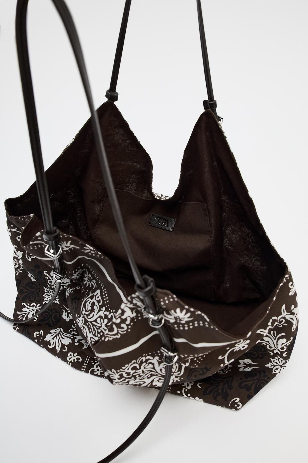 PRINTED TOTE BAG - Zara фото 5
