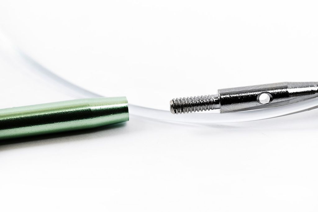 Спицы GAMMA Леска для съемных (разборных) спиц SN-80 нейлон медь 60 см 1 шт для арт.SN2 и SN-10 фото 4