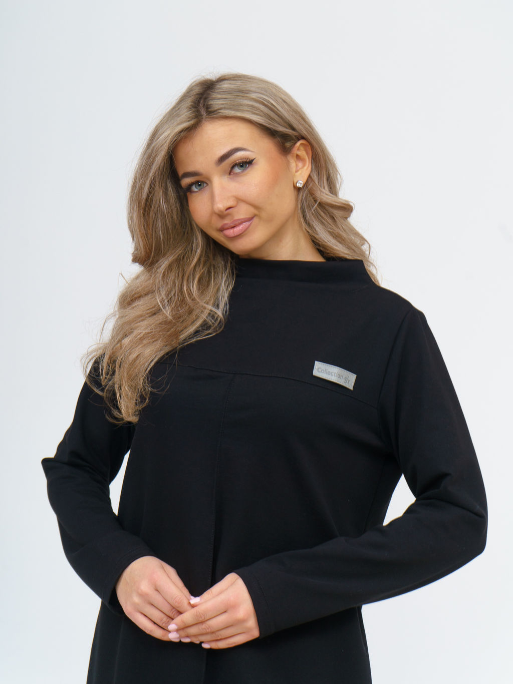 854 Платье "черный"