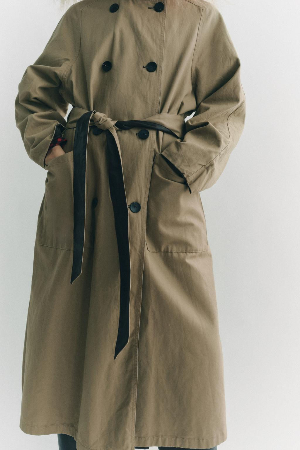 REVERSIBLE TRENCH COAT ZW COLLECTION - Zara фото 7
