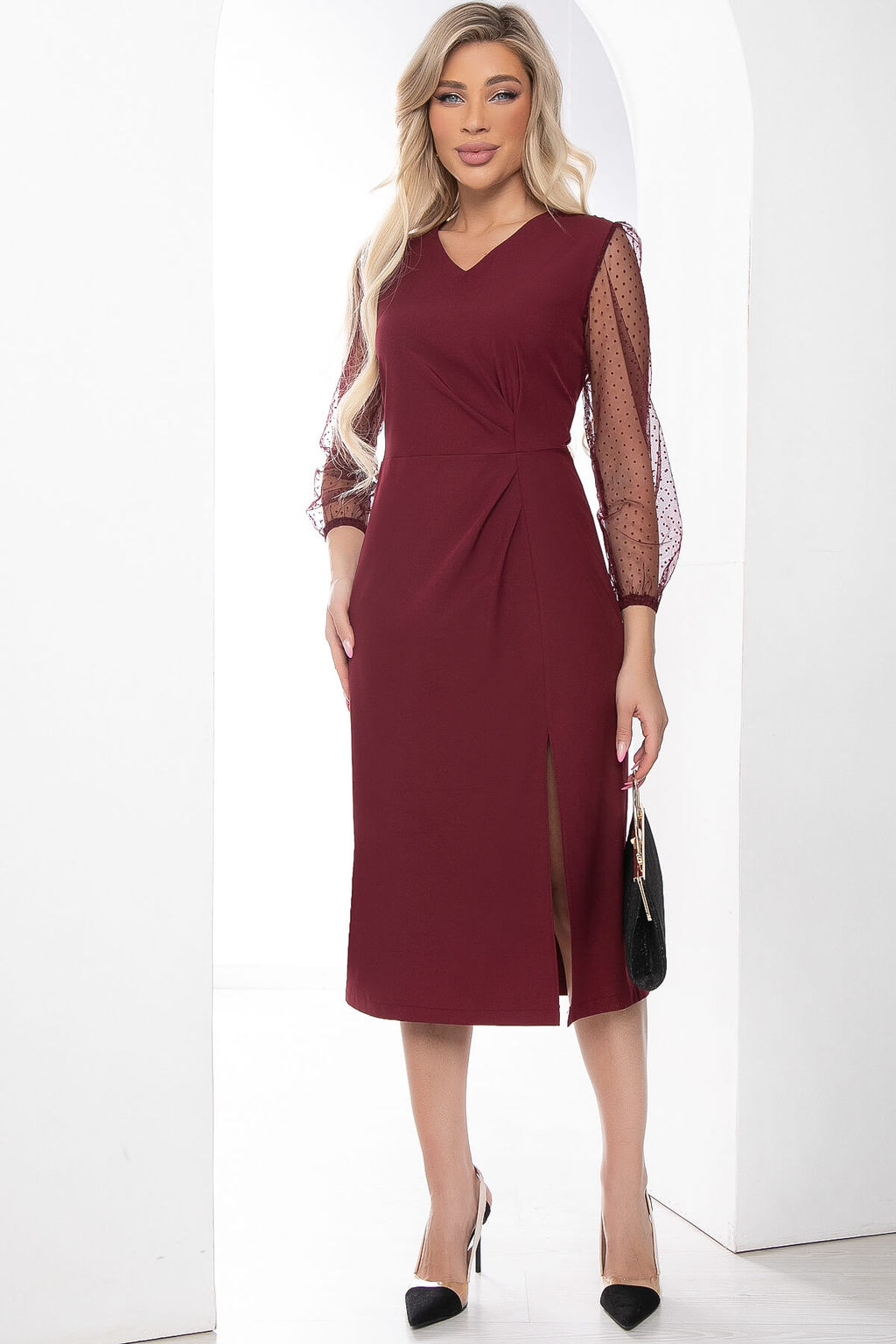 Платье Идеал красоты (бордо) П8488 - Lt collection фото 6