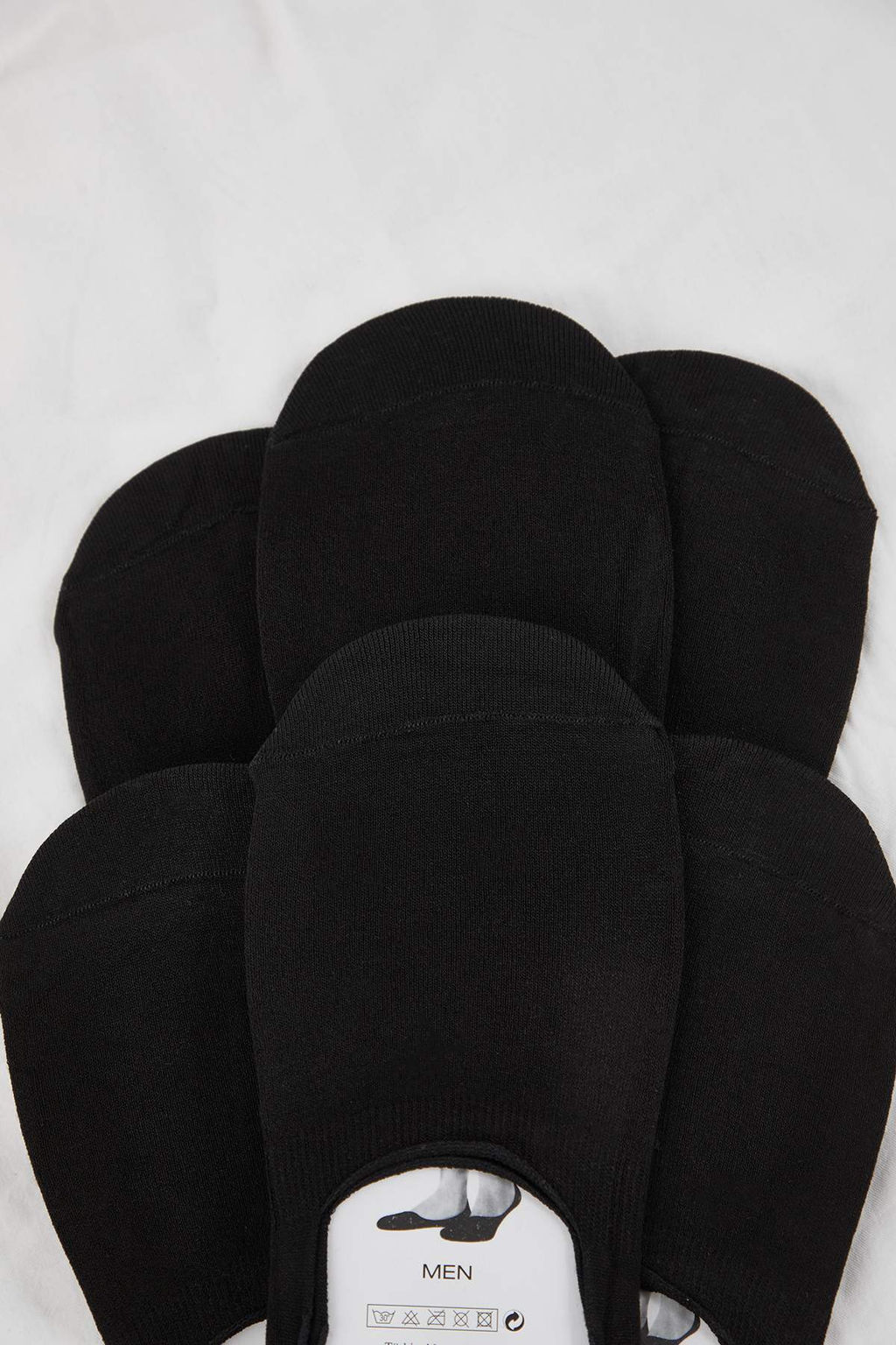 Siyah 6 Cift Kayd?rmaz Topuklu Konfor Modeli Kaymaz Silikon Topuk Pamuklu Babet Corap TMNAW26CO00001 - Trendyolmilla фото 2