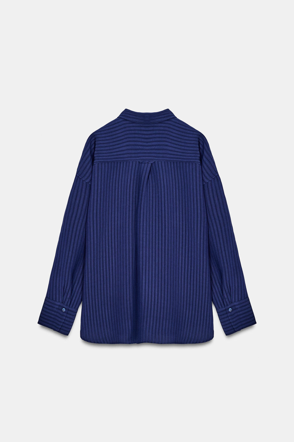 CAMISA RAYAS JACQUARD ZW COLLECTION / Marino - Zara фото 6