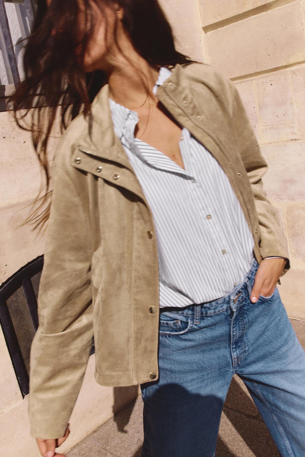 FAUX SUEDE JACKET - Zara фото 2