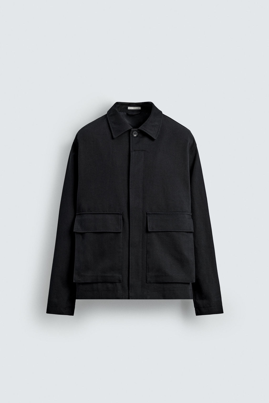 TWILL TEXTURED OVERSHIRT - Zara фото 7