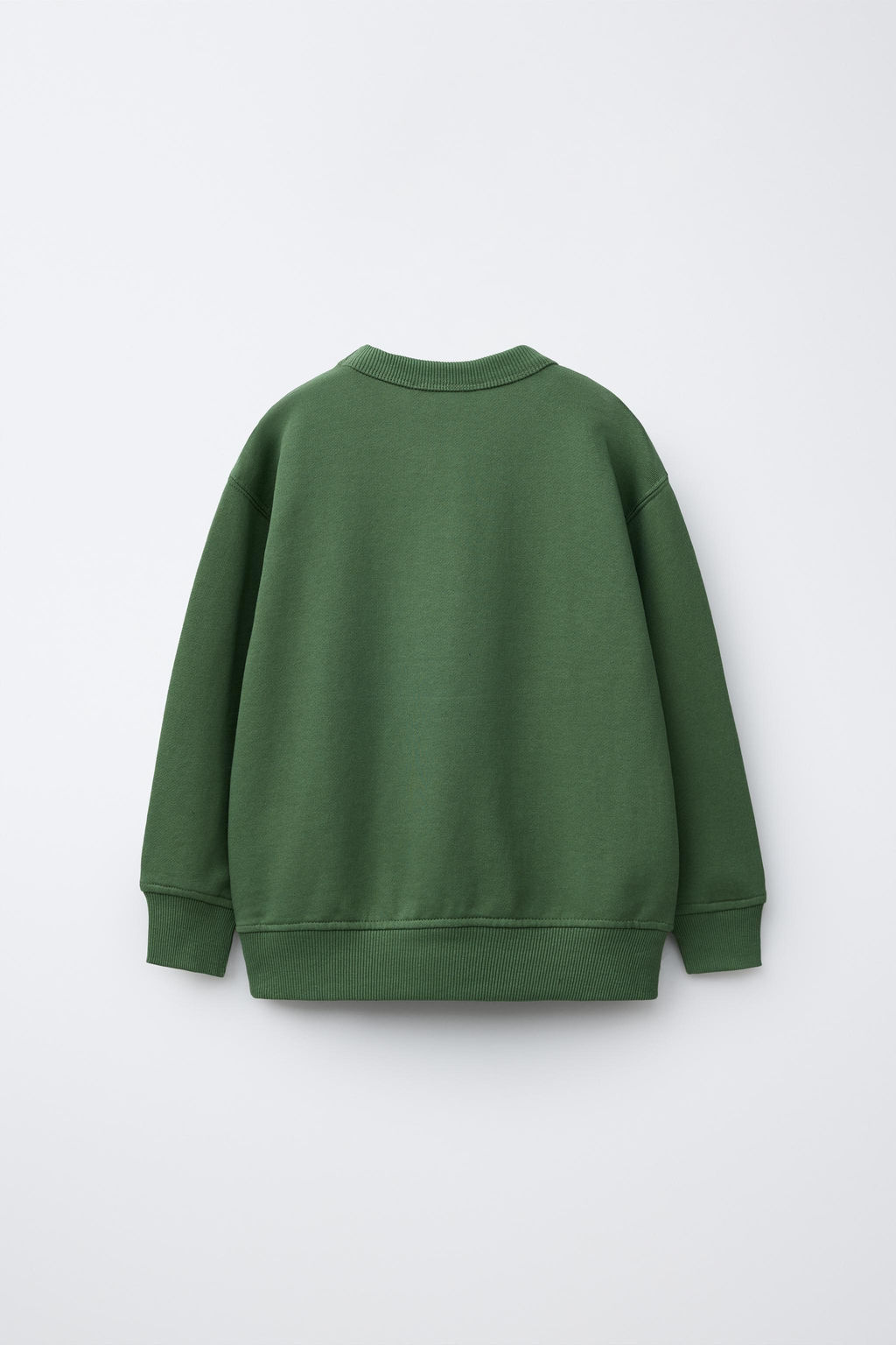 SUDADERA TEXTO RELIEVE / Verde