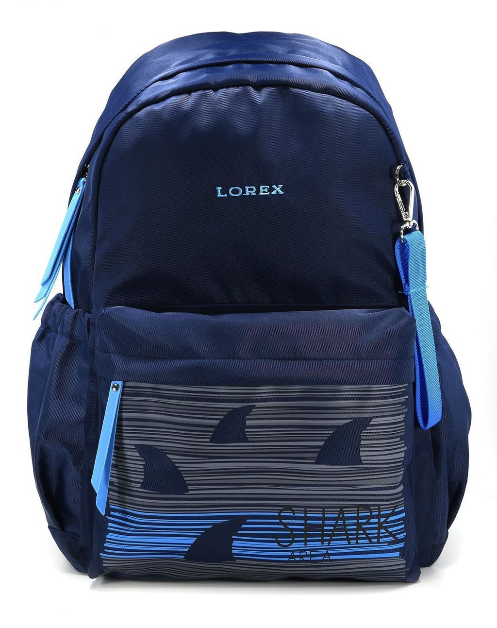 Рюкзак LOREX SHARK IN DARK, модель ERGONOMIC M12, мягкий каркас, односекционный, 46х32х15,...