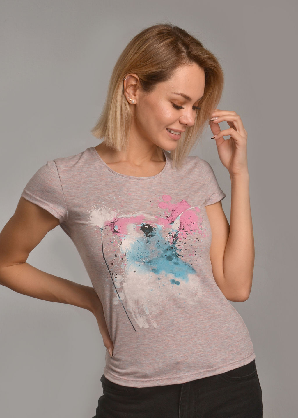 Футболка женская КРЕАТИВ (мультиколор ) - Ивановская трикотажная компания фото 5