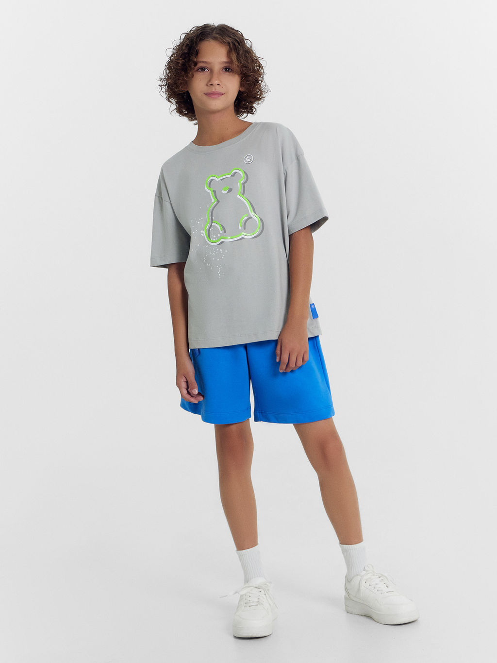 Шорты для мальчиков в ярко-голубом цвете - Mark formelle фото 3