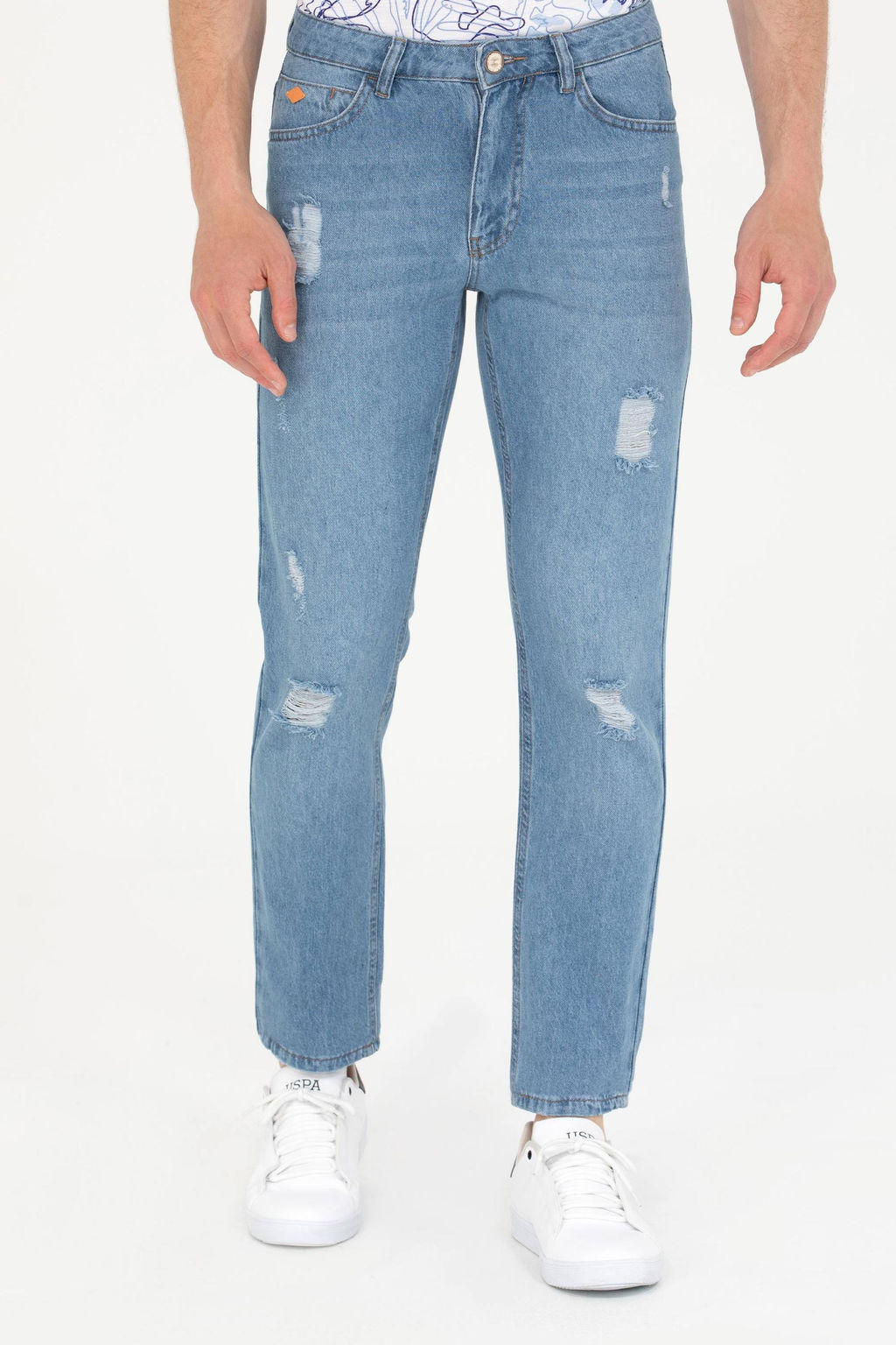 U. S. Polo Assn Мужские голубые джинсы Неожиданная скидка в корзине - U.s. polo assn фото 9